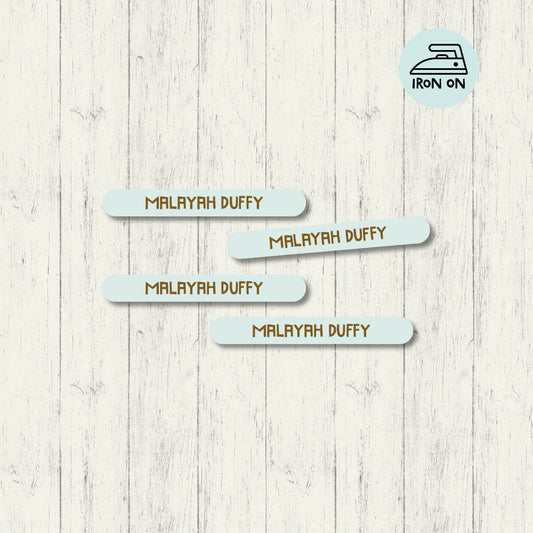 Garden Party - Mini Iron On Labels