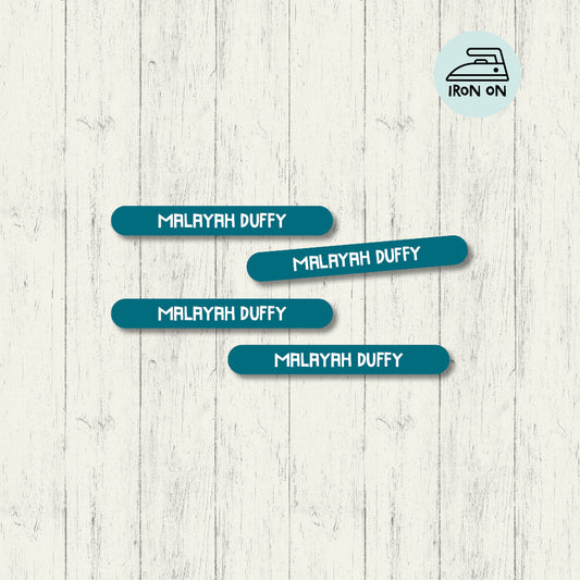 Garden Party - Mini Iron On Labels