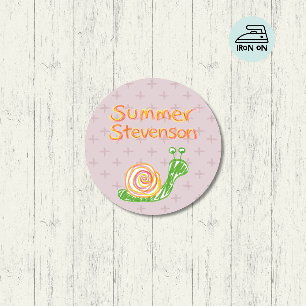 Custom Design - Round Iron On Label