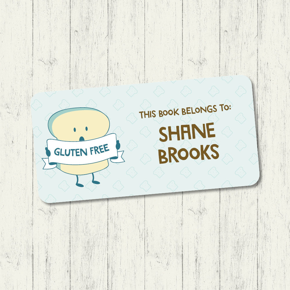 Gluten Free - Book Label