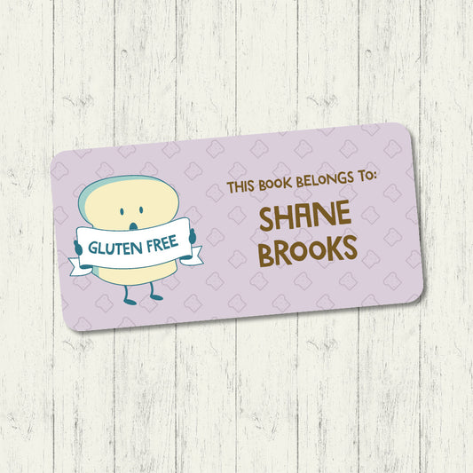 Gluten Free - Book Label