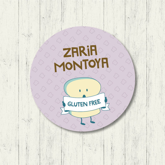 Gluten Free - Circle Label