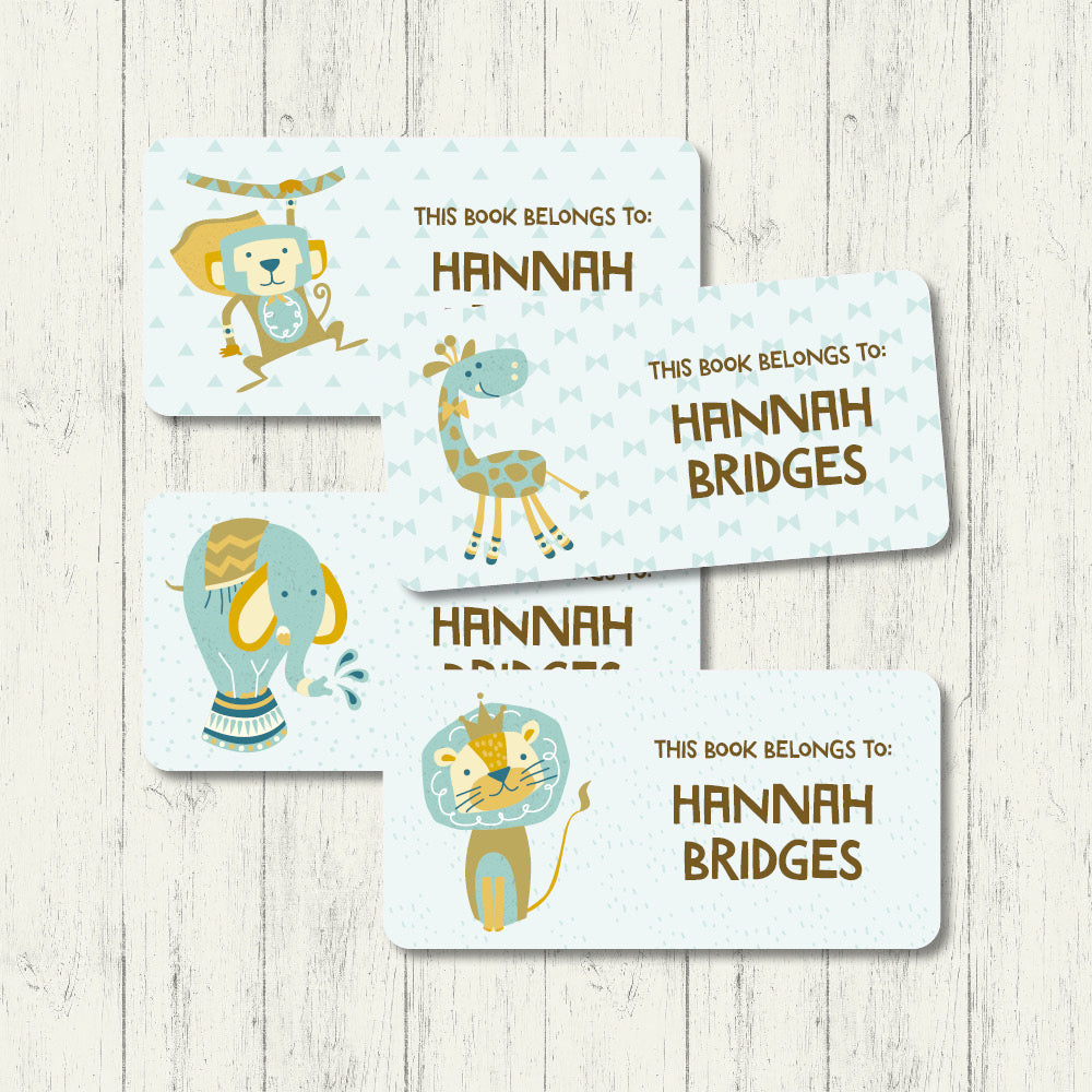 In The Wild - Book Labels