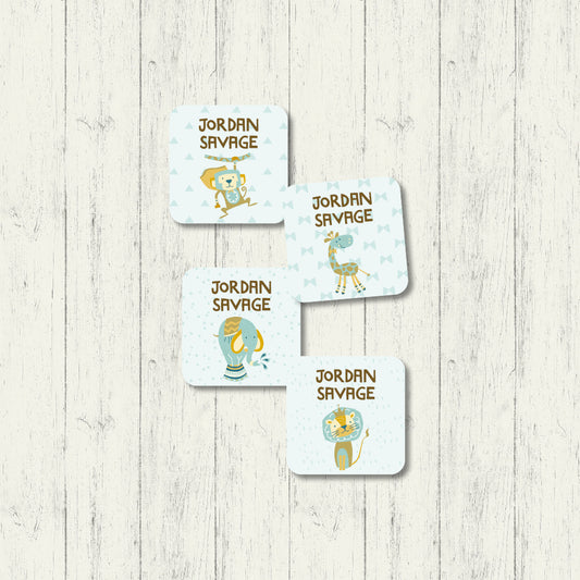 In The Wild - Square Labels