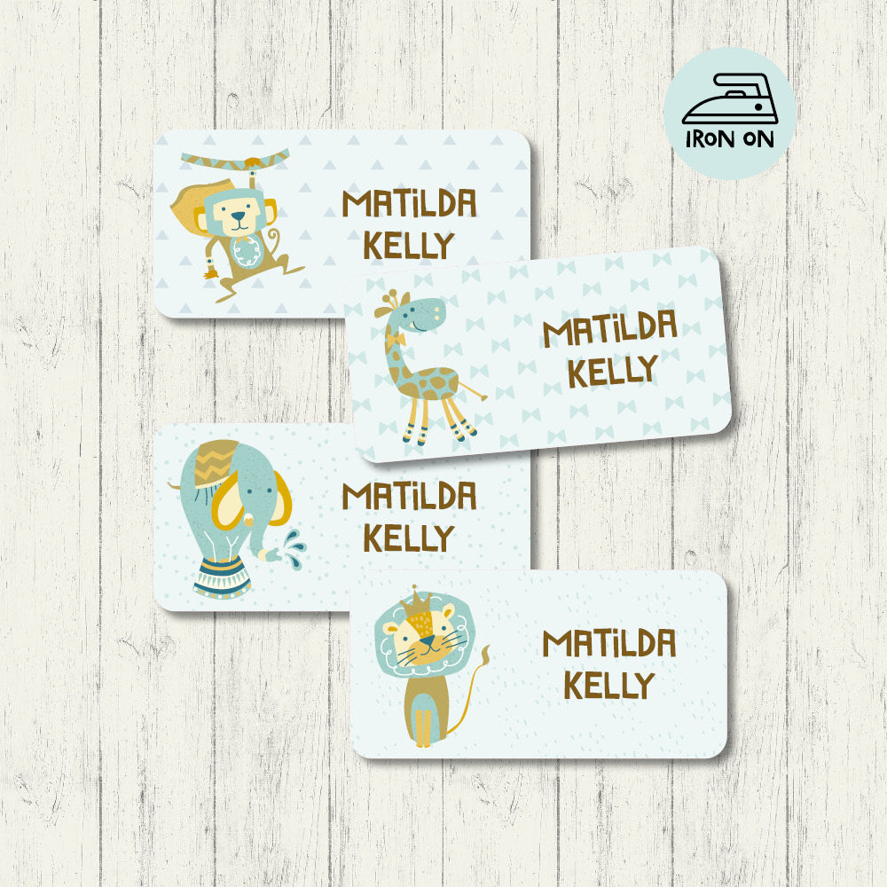 In The Wild Standard Iron On Labels | Personalized Name Tags