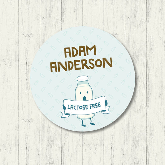 Lactose Free - Circle Label