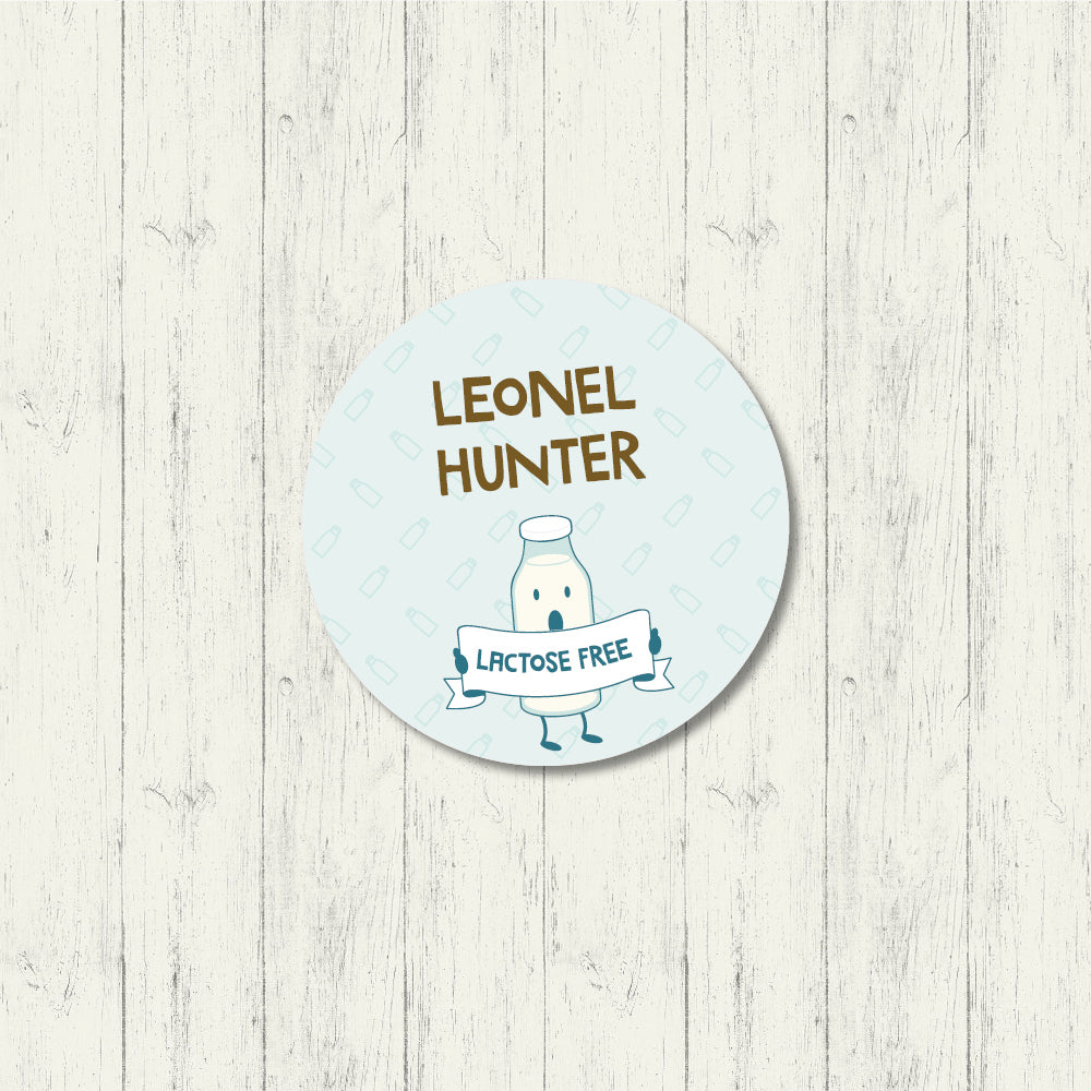 Lactose Free - Shoe Label