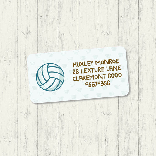 Netball - Address Label