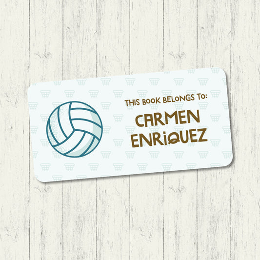 Netball - Book Label