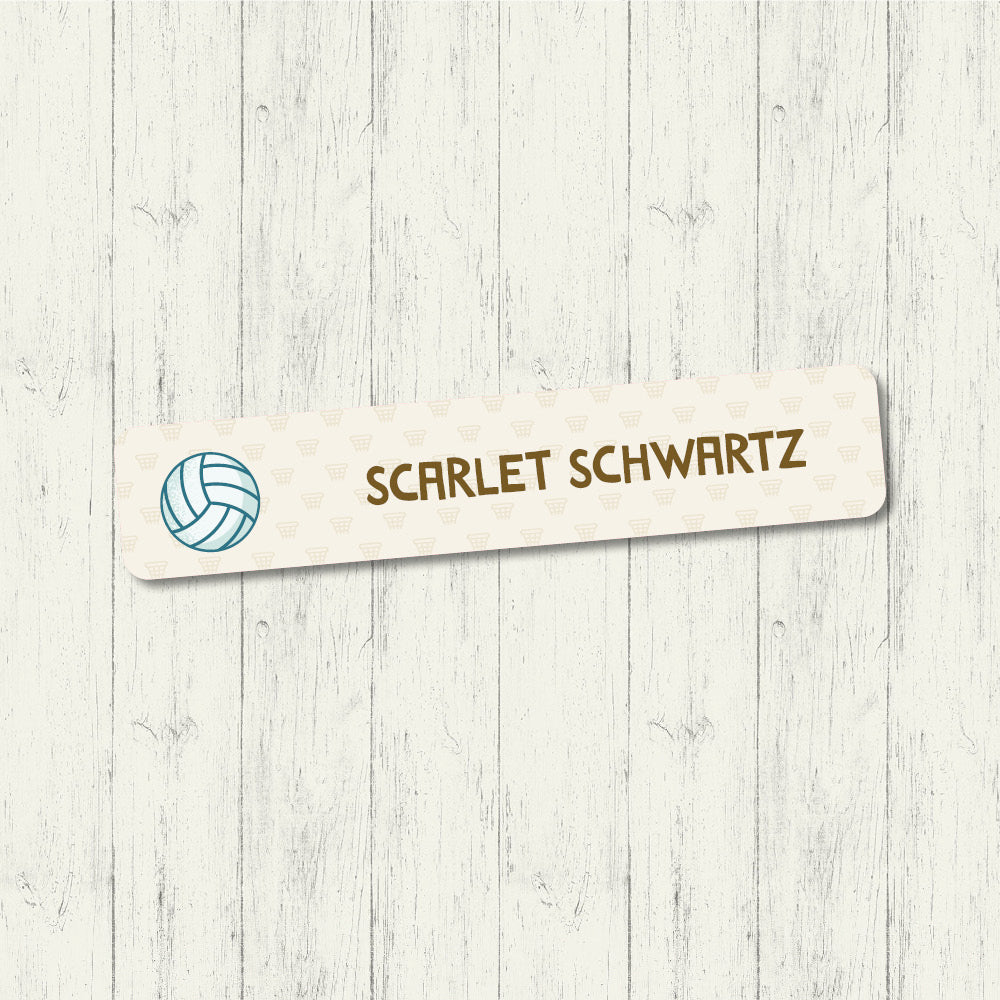 Netball - Large Label