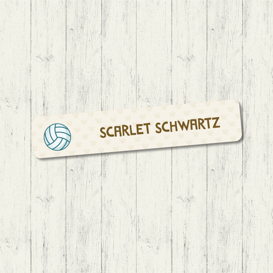 Netball - Large Label