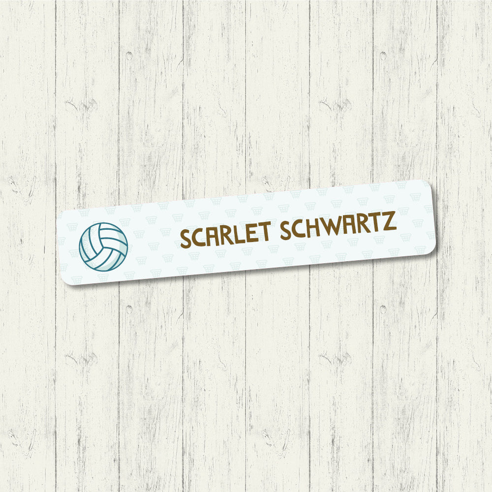 Netball - Large Label