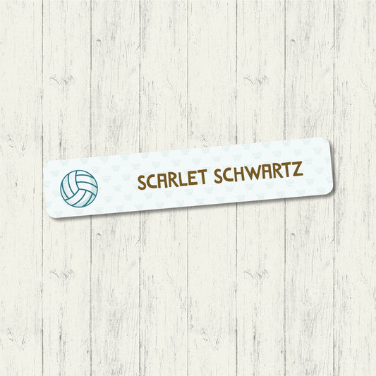 Netball - Large Label