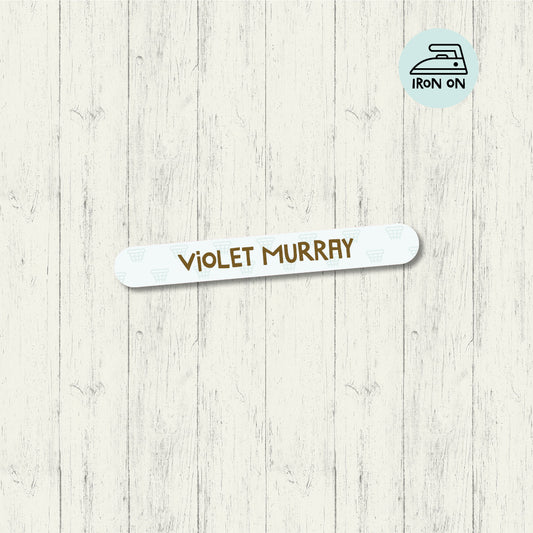 Netball Mini - Iron On Labels