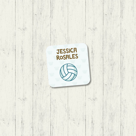 Netball - Square Label