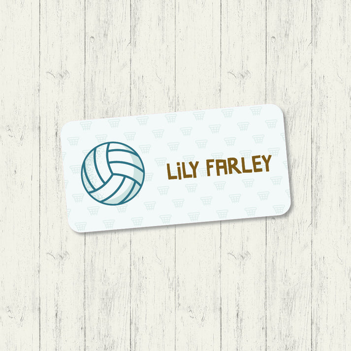 Netball Standard Label – Durable Name Stickers