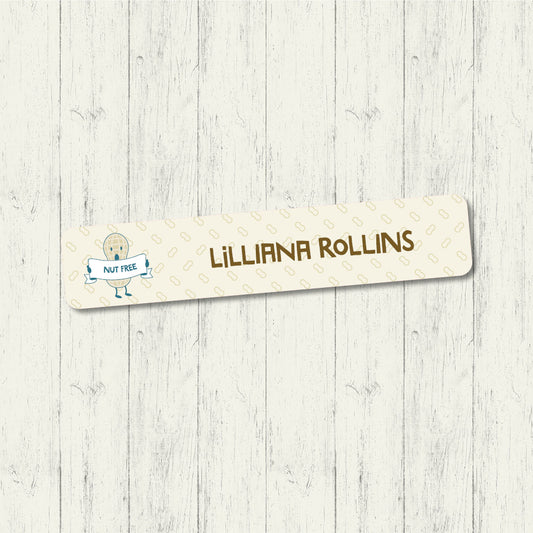 Nut Free - Large Label