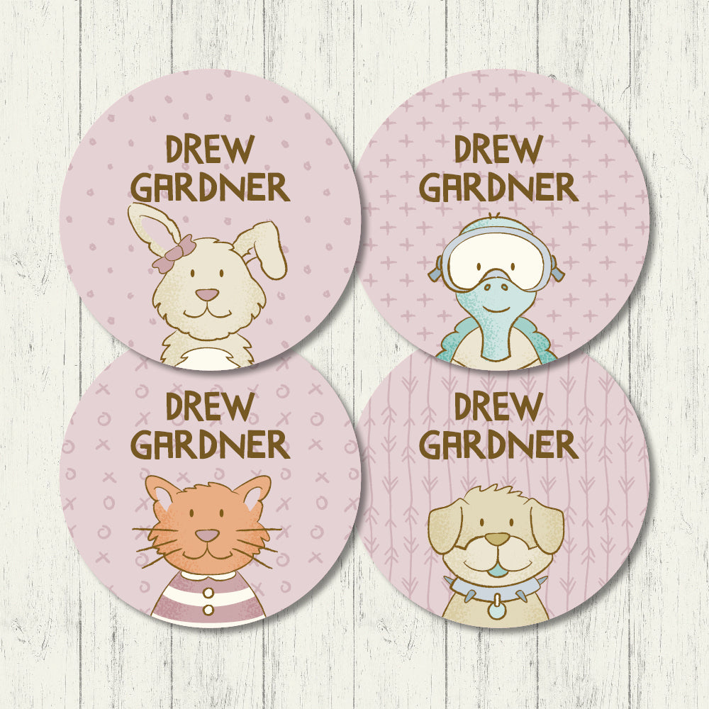 Pet Pals - Circle Labels