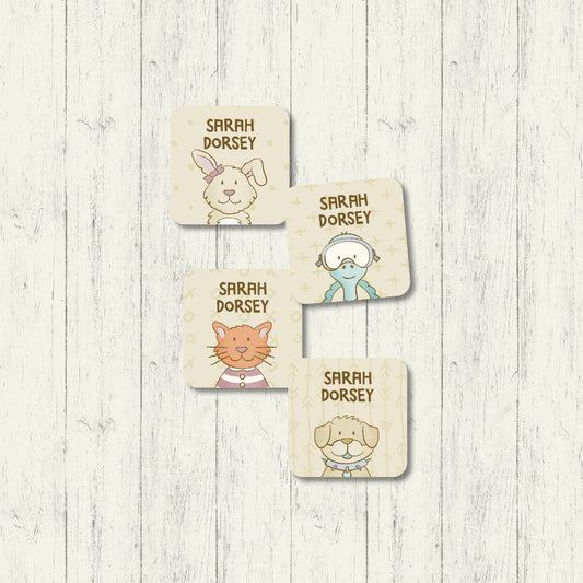 Pet Pals - Square Labels