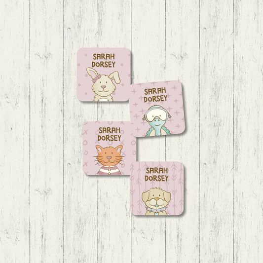 Pet Pals - Square Labels