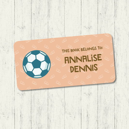 Soccer - Book Label
