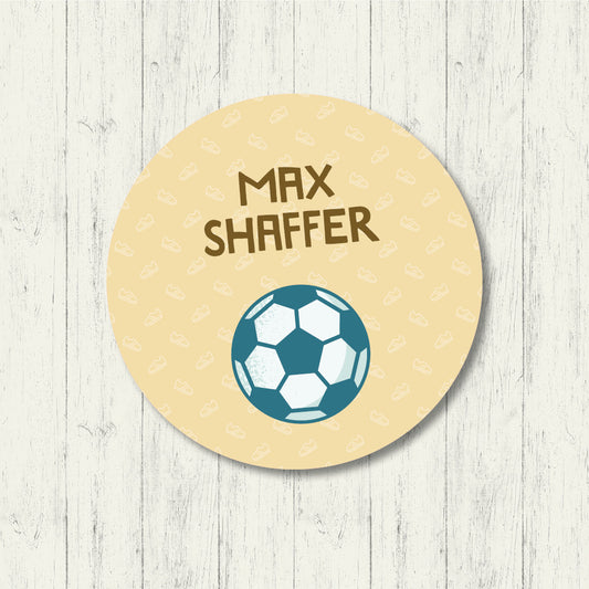 Soccer - Circle Label