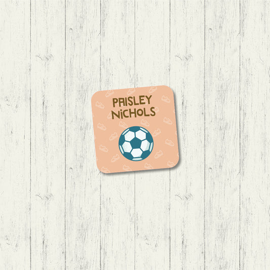 Soccer - Square Label