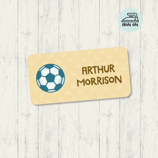 Soccer - Standard Iron On Labels