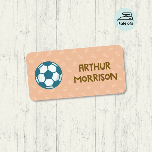 Soccer_Standard Iron On Label