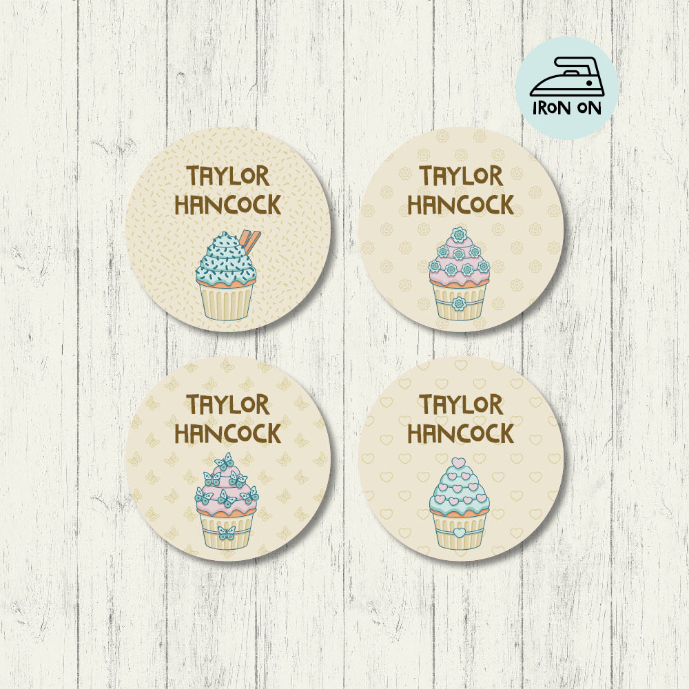 Sugar & Spice - Round Iron On Labels