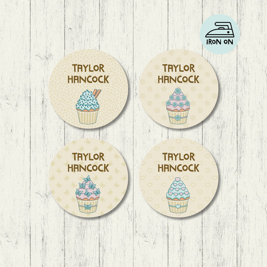 Sugar & Spice - Round Iron On Labels