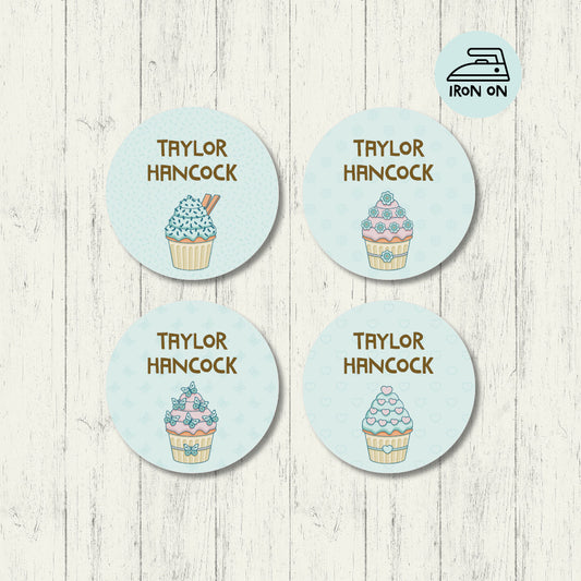 Sugar & Spice - Round Iron On Labels