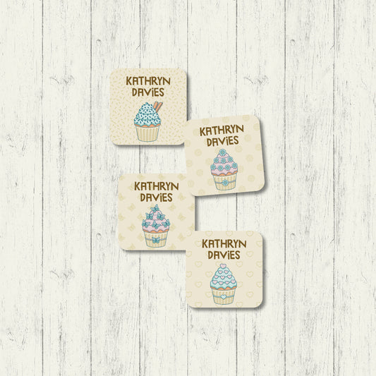 Sugar & Spice - Square Labels