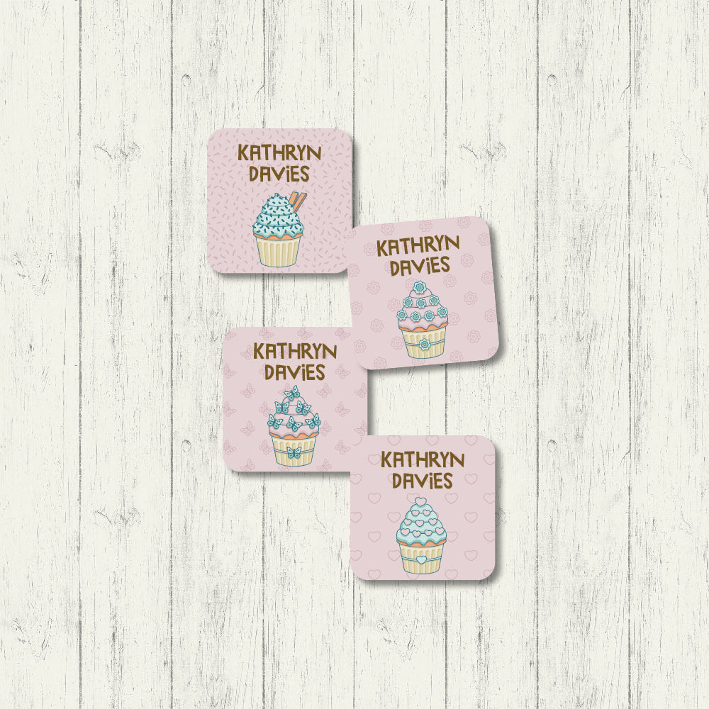 Sugar & Spice - Square Labels