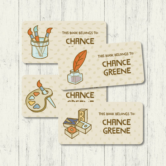 The Ink Shop - Book Labels