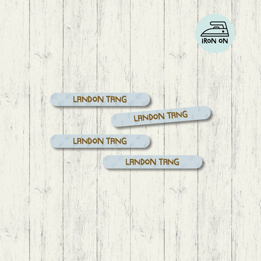Zoom Zoom - Mini Iron On Labels