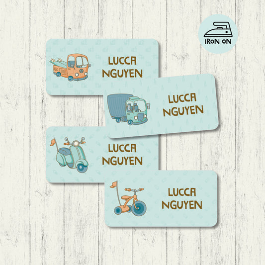 Zoom Zoom - Standard Iron On Labels